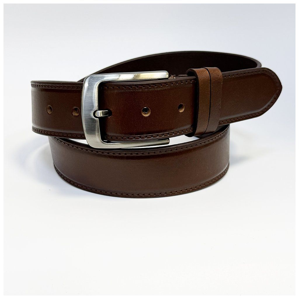 Luxusní kožený pásek s monogramem